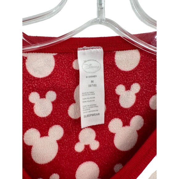 Disney Nightgown Mickey Mouse Fleece Womens Size‎ M Cozycore Casual Sleep Relax - Picture 5 of 10